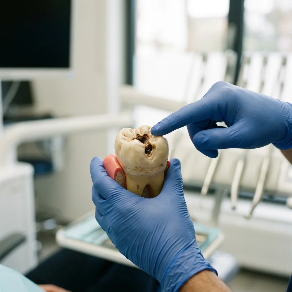 Empaste dental de composite en Clínica Dental Agudo Rosa