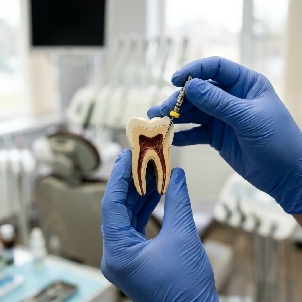 Tratamiento de endodoncia para salvar un diente